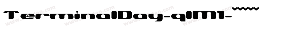 TerminalDay-qlM1字体转换