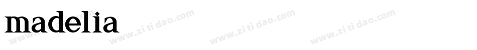 madelia字体转换