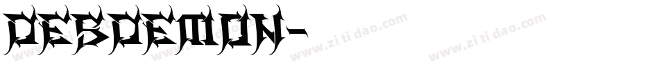 DESDEMON字体转换