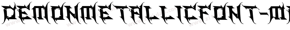 Demonmetallicfont-MAwY字体转换