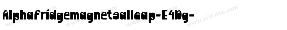 Alphafridgemagnetsallcap-E4Dg字体转换