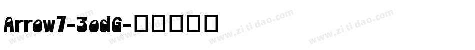 Arrow7-30dG字体转换