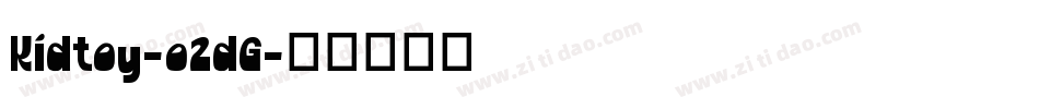 Kidtoy-02dG字体转换