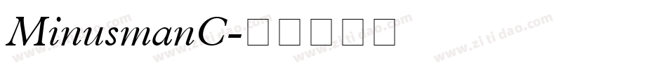 MinusmanC字体转换