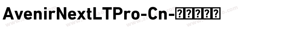 AvenirNextLTPro-Cn字体转换