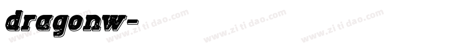 dragonw字体转换