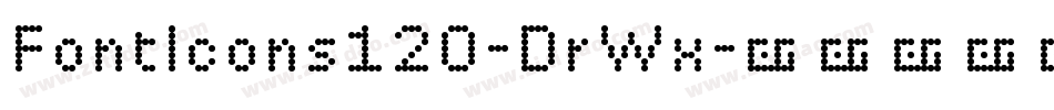 FontIcons120-DrWx字体转换