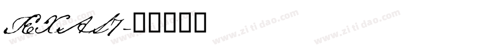 TEXAS7字体转换