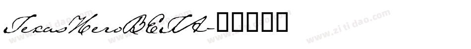 TexasHeroBETA字体转换