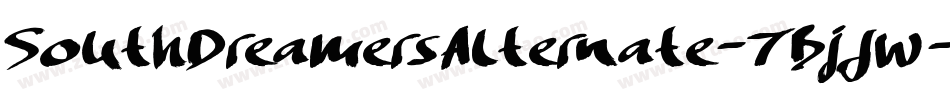 SouthDreamersAlternate-7BjJw字体转换