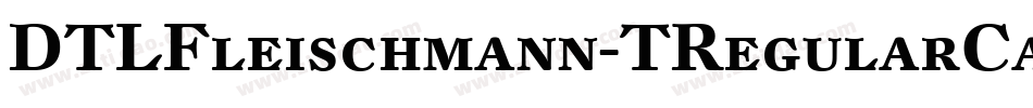 DTLFleischmann-TRegularCaps字体转换