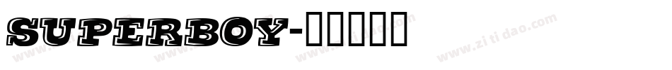 SUPERBOY字体转换