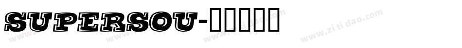 SUPERSOU字体转换