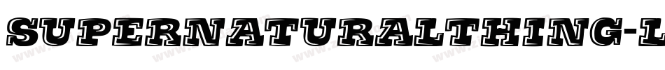 Supernaturalthing-LqXE字体转换