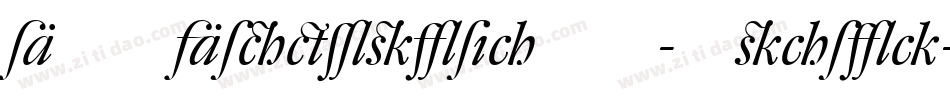 DTLAlbertinaST-Italic字体转换