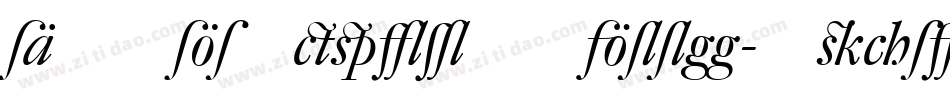 DTLElzevirSTBook-Italic字体转换