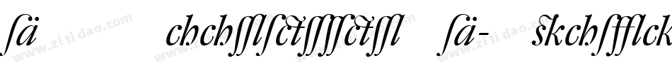 DTLHaarlemmerSD-Italic字体转换