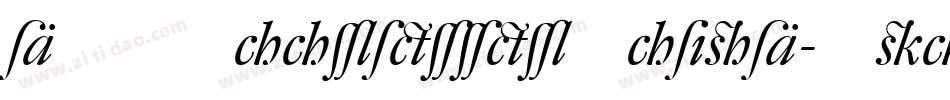 DTLHaarlemmerSansD-Italic字体转换