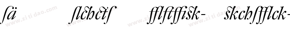 DTLNobelTLight-Italic字体转换