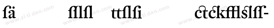 DTLProkyonSTMedium字体转换