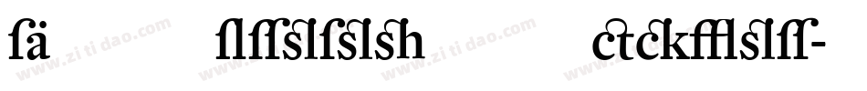 DTLRomulusSTMedium字体转换
