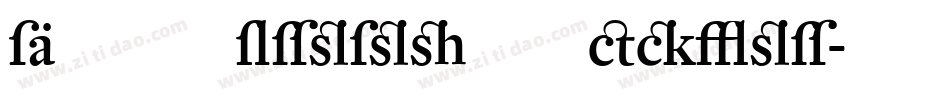 DTLRomulusTMedium字体转换