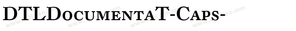 DTLDocumentaT-Caps字体转换