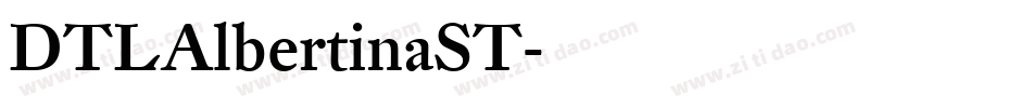 DTLAlbertinaST字体转换