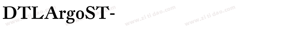 DTLArgoST字体转换