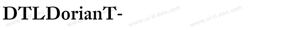 DTLDorianT字体转换