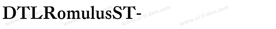 DTLRomulusST字体转换