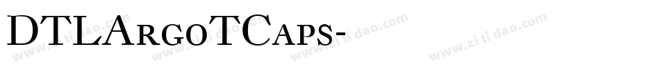 DTLArgoTCaps字体转换