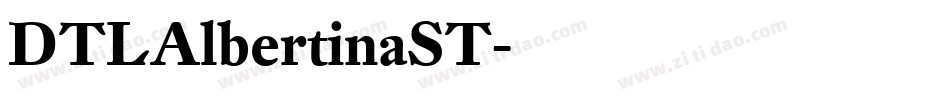 DTLAlbertinaST字体转换