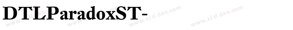 DTLParadoxST字体转换