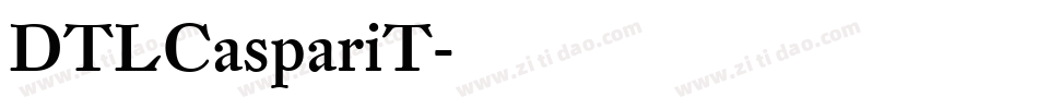 DTLCaspariT字体转换