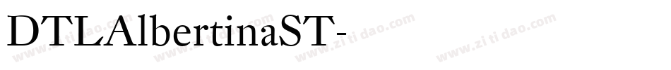 DTLAlbertinaST字体转换