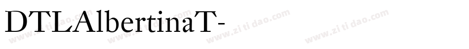 DTLAlbertinaT字体转换