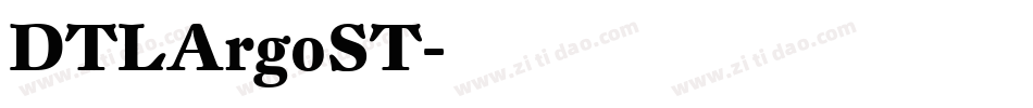 DTLArgoST字体转换