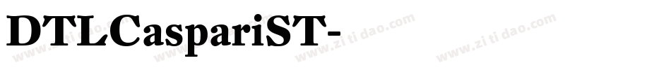 DTLCaspariST字体转换