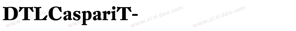 DTLCaspariT字体转换