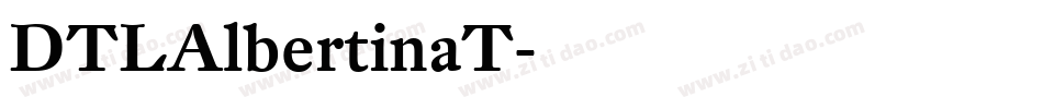 DTLAlbertinaT字体转换