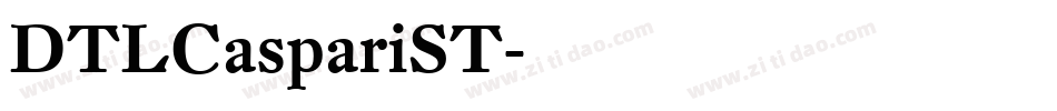 DTLCaspariST字体转换