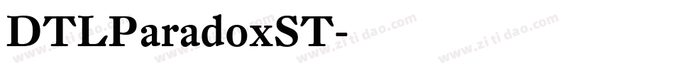 DTLParadoxST字体转换