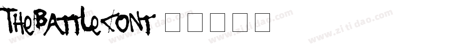 TheBattleCont字体转换