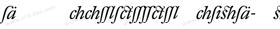 DTLHaarlemmerSansD-Italic字体转换