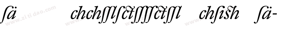 DTLHaarlemmerSansSD-Italic字体转换
