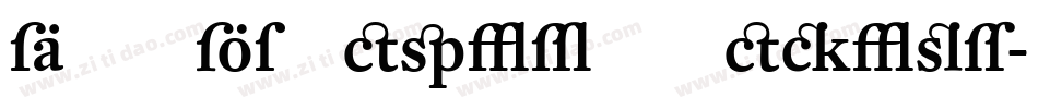 DTLElzevirSMedium字体转换
