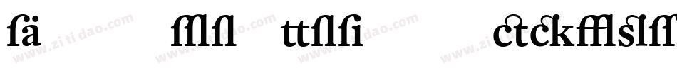 DTLProkyonSTMedium字体转换