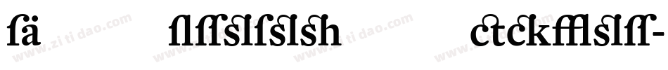 DTLRomulusSTMedium字体转换