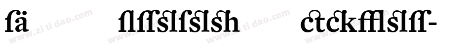 DTLRomulusTMedium字体转换